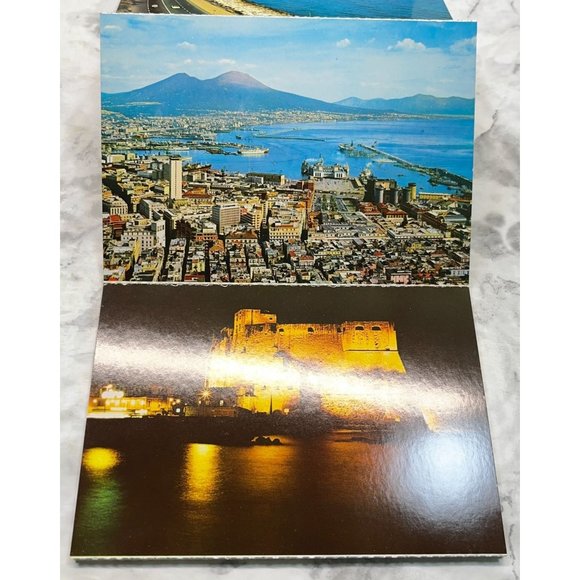 Napoli Italy 16 Color Photo Postcards Accordion Booklet Kodak Ektachrome - Picture 11 of 14